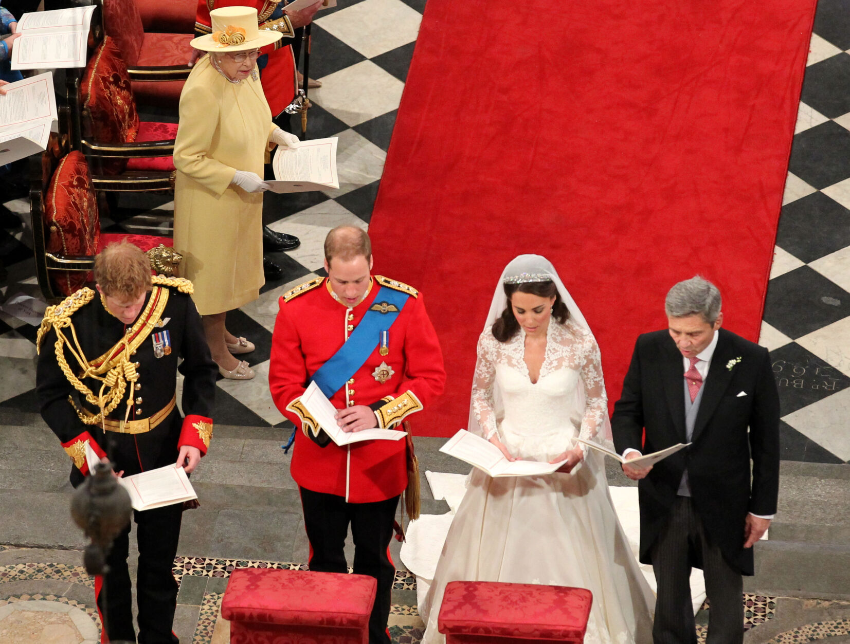 Prince Harry, Prince William, Kate Middleton, Michael Middleton